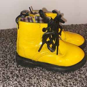 Fashion Toddler bright yellow boots